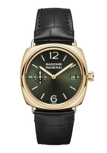 panerai gold with green